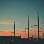 Energiledningar för att symbolisera elavtal